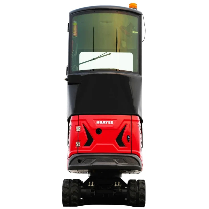 HUAYEE HY14F | Mini Excavator with Pilot Controls & Cab | 13.5 hp B&S Engine