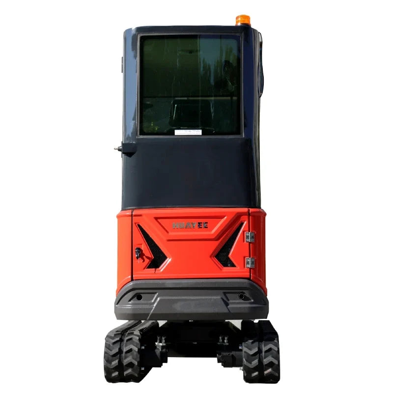 HUAYEE HY18C | Mini Excavator with 14hp Kubota Engine | Hydraulic Thumb, Side Swing & Cab