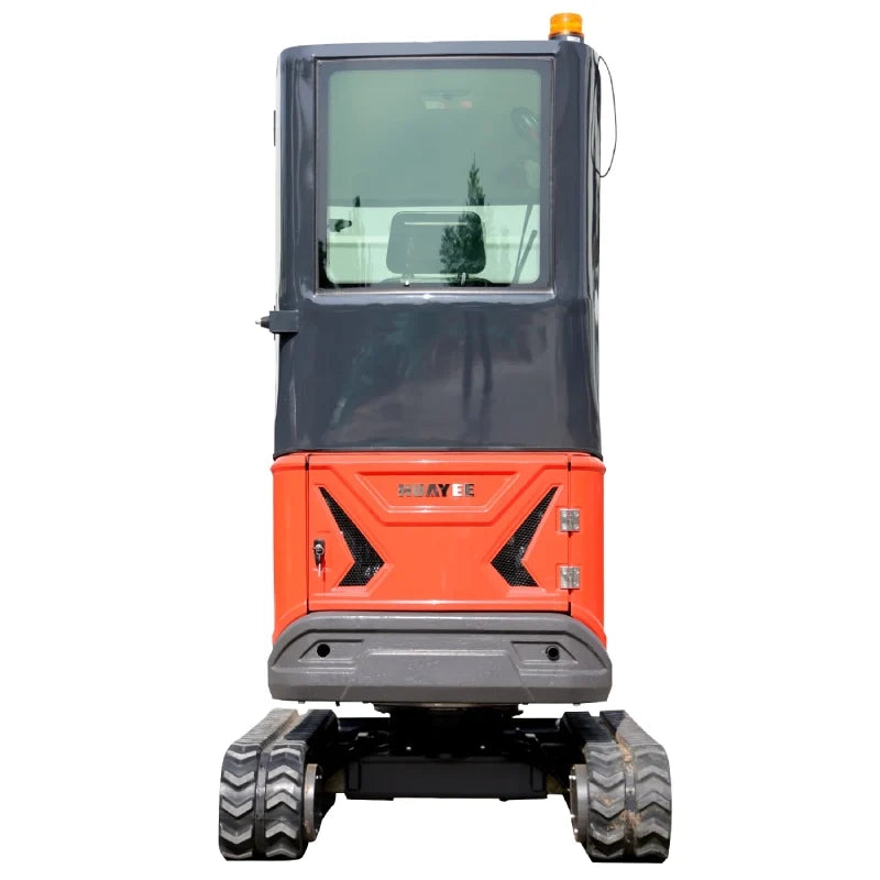 HUAYEE HY20C | 2 Ton Pro Mini Excavator with 16HP Kubota Engine & Enclosed Cab