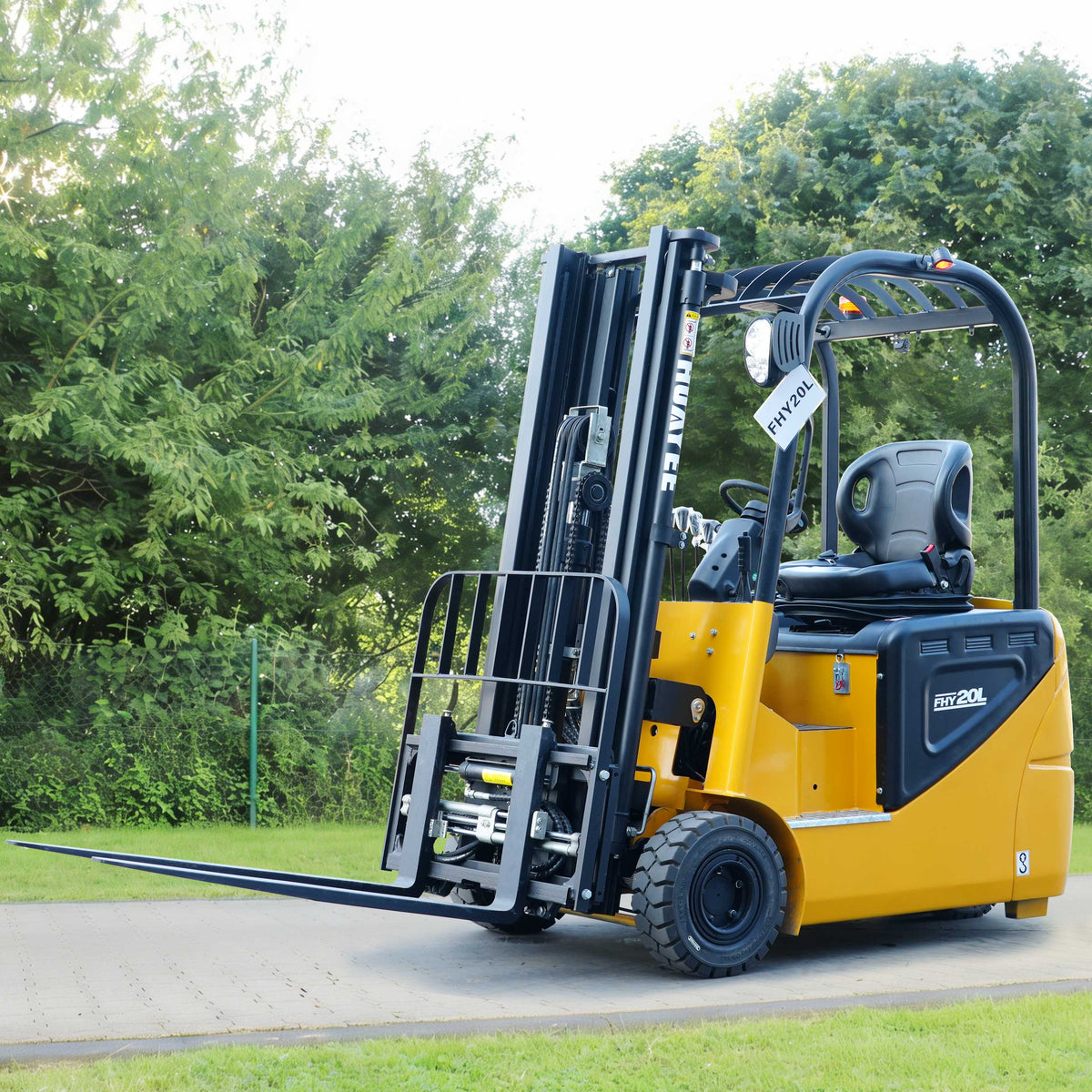 HUAYEE FHY20L 1.8-Ton Electric Forklift – High-Performance 76.8V Lithium Powered 4-Wheel Forklift