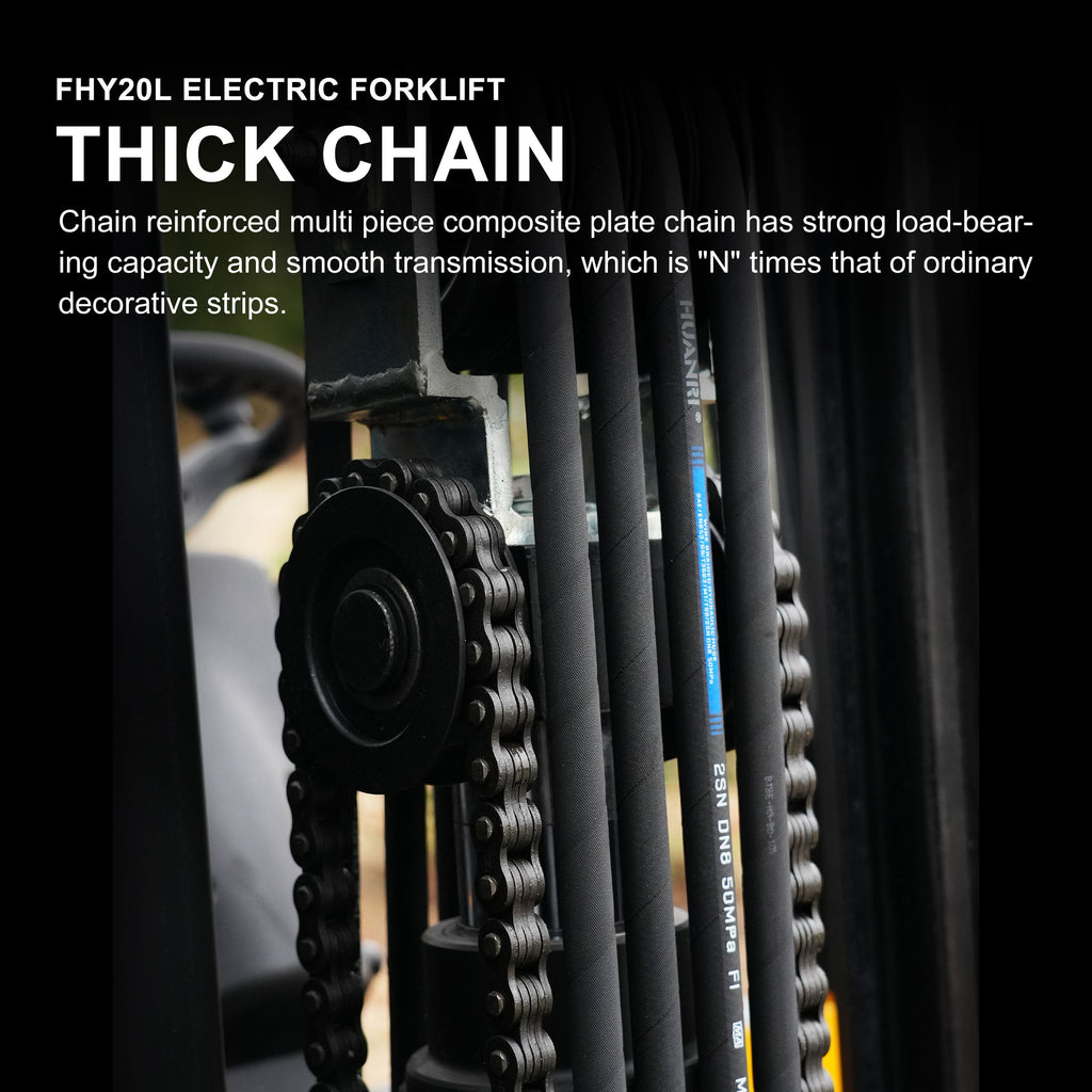 HUAYEE FHY20L 1.8-Ton Electric Forklift – High-Performance 76.8V Lithium Powered 4-Wheel Forklift