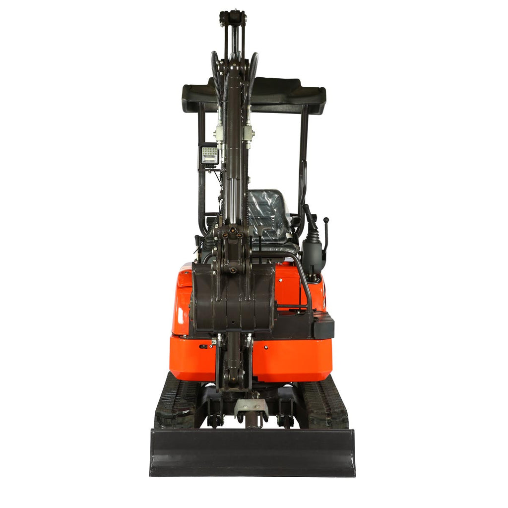 TMG Industrial 1800 KG Mini Compact Excavator, 16 HP Kubota Diesel, KDK Pump, Eaton Motor, 85” Digging Depth, Joystick Control, TMG-MVE18