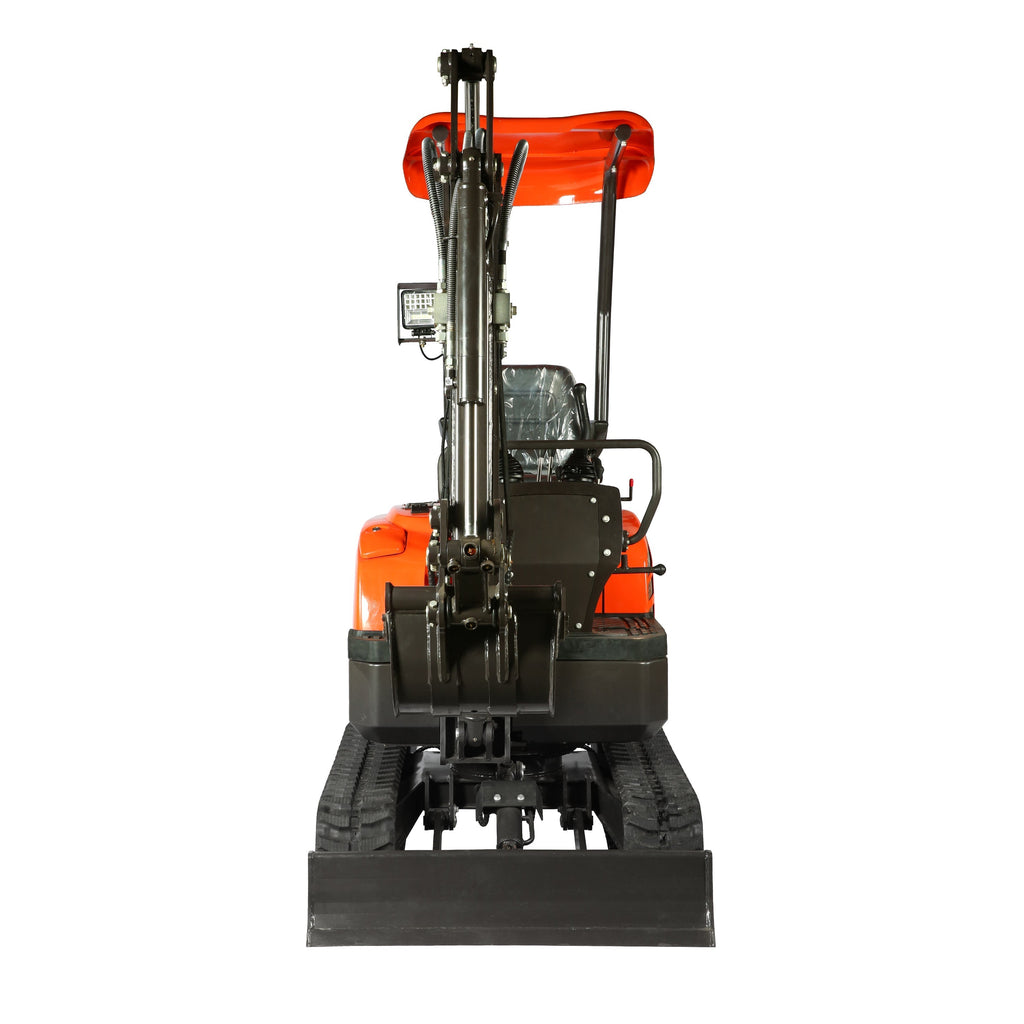 TMG Industrial 1600 KG Mini Compact Excavator, 16 HP Kubota Diesel, KDK Pump, Eaton Motor, 85” Digging Depth, TMG-MVE16