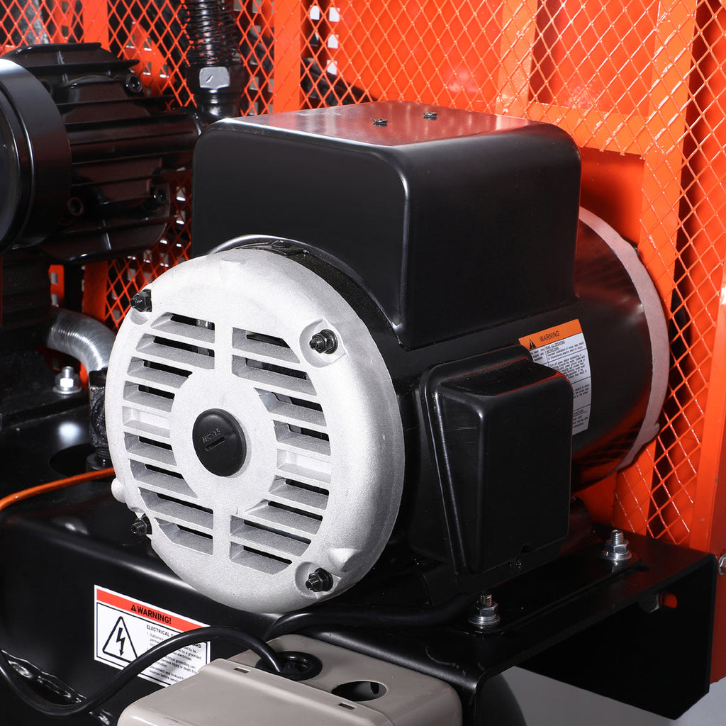 TMG Industrial 80 Gallon 7.5 HP Stationary Electric Air Compressor, 6 Min Fill Time, 230V Induction Motor, ASME Vertical Tank, TMG-ACE80