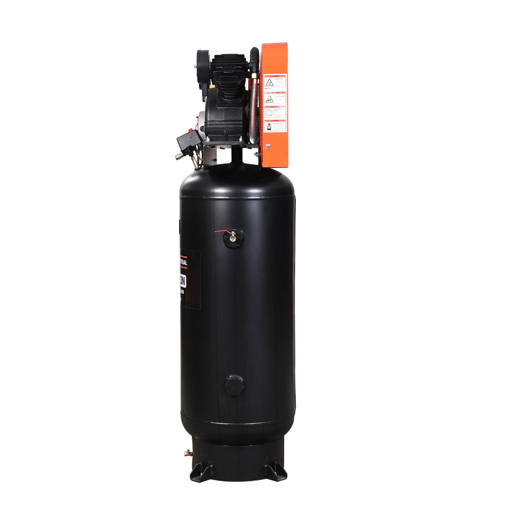 TMG Industrial 60 Gallon 5 HP Stationary Electric Air Compressor, 5 Min Fill Time, 230V Induction Motor, ASME Vertical Tank, TMG-ACE60