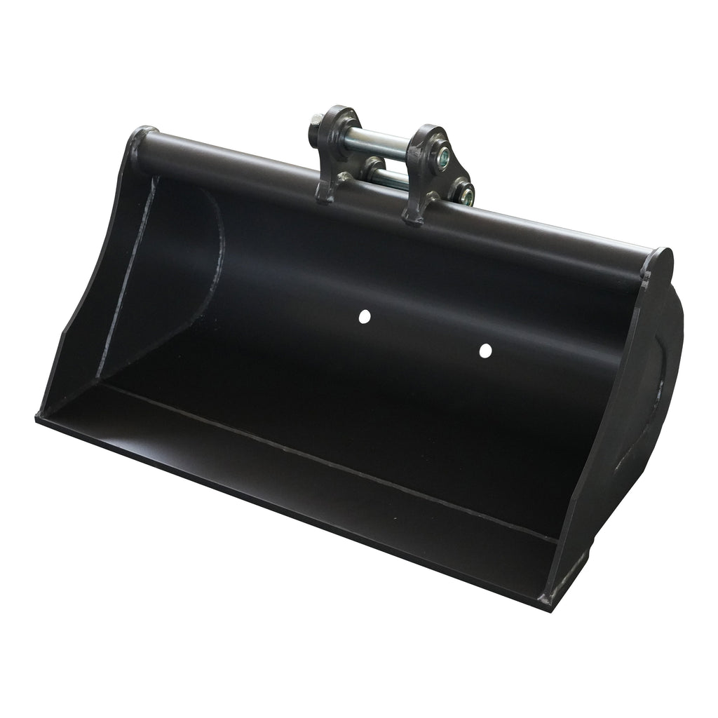 8" Toothed, 32" Toothless Bucket, Rake, Ripper 4-in-1 Set for 2 Ton Mini Excavators | HUAYEE HYE05