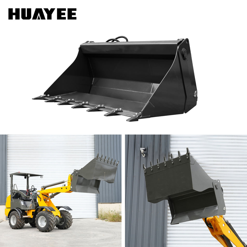HUAYEE WHY-6 4-in-1 Multi-Purpose Bucket Attachment for WHY1500 Wheel Loader