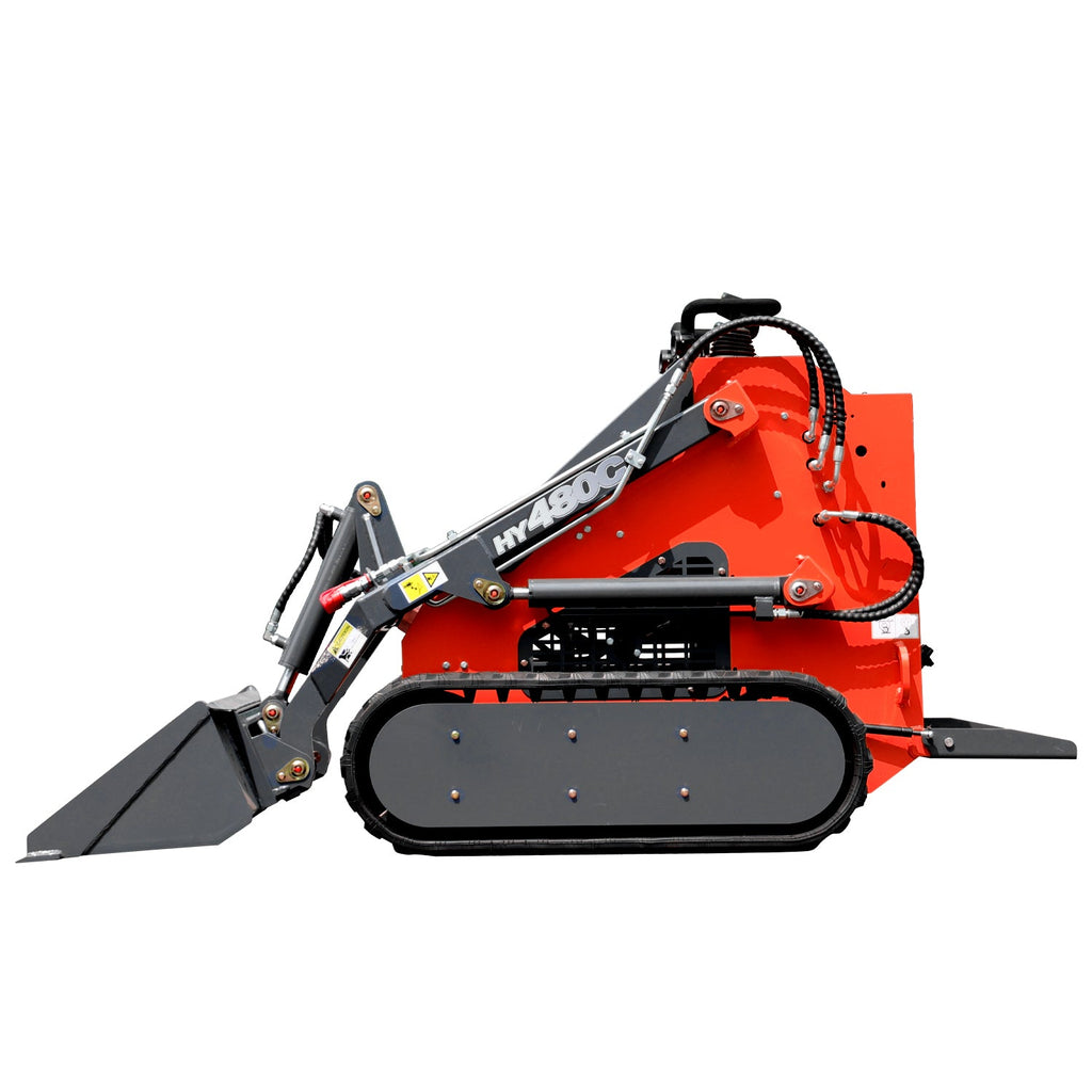 HUAYEE HY480C | Compact Track Stand-on Skid Steer Loader with 23 hp RATO Engine