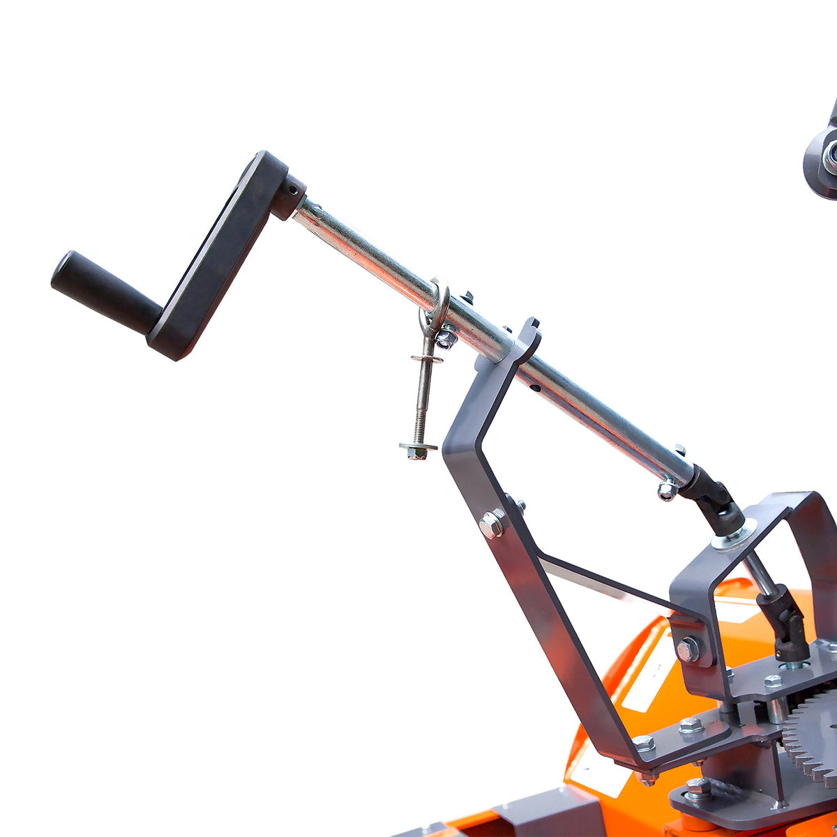 TMG Industrial 72” Skid Steer Snow Blower, 45-75 HP Loader Required, 24” Diameter Impeller, 360° Snow Chute, TMG-SSB72