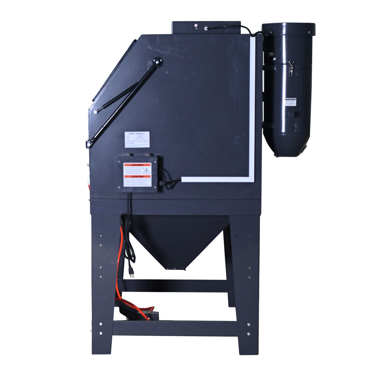 TMG Industrial 265 Gallon/990L Commercial Cabinet Sandblaster, Vacuum Filtration System, Oversized View Window, 125 PSI, 24 CFM, TMG-ABC99