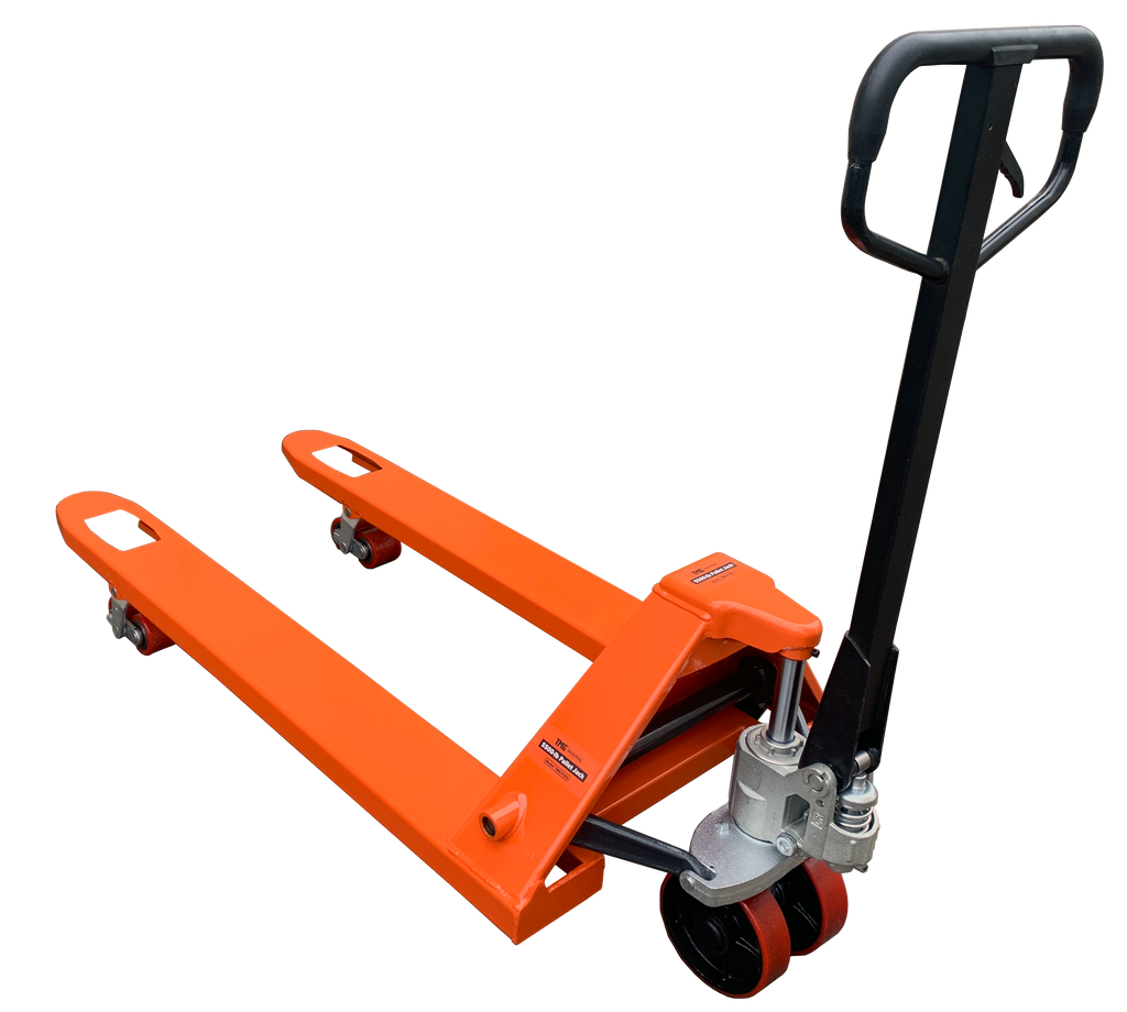 TMG-PJ55 Qty of (6) 5500-lb Pallet Jack Truck, 27" x 48" Forks, 210° Steering Arc, 3'' Clearance