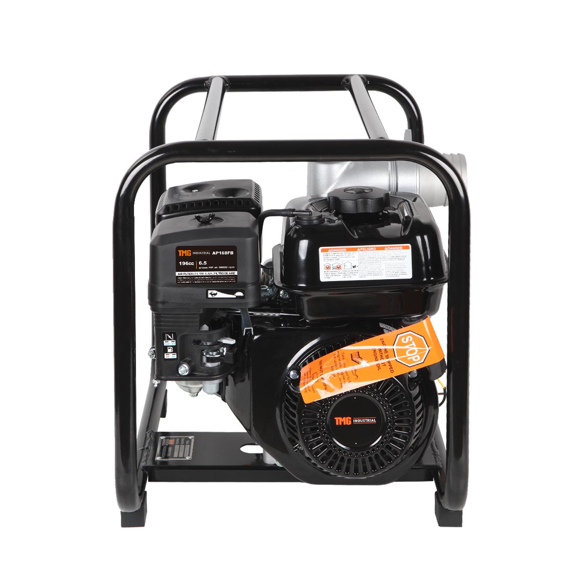 TMG-50TWP 132 GPM 2" Semi-Trash Water Pump with 6.5 HP Gas Engine