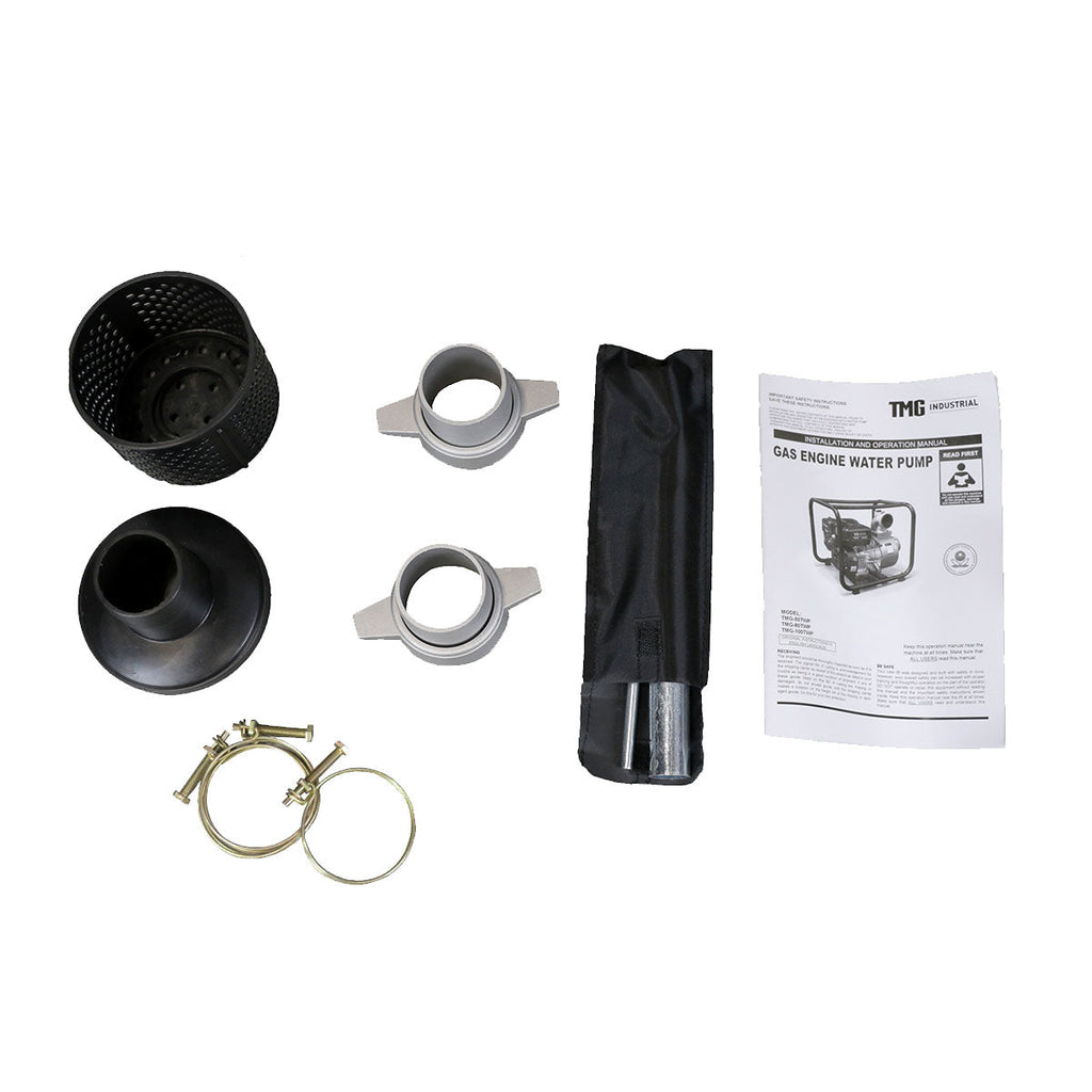 TMG-50TWP 132 GPM 2" Semi-Trash Water Pump with 6.5 HP Gas Engine