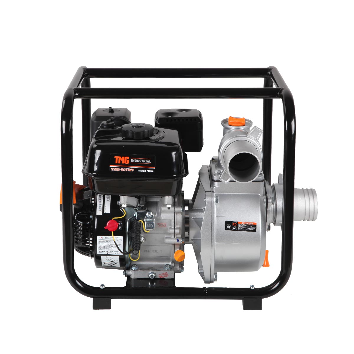 TMG-80TWP 220 GPM 3" Semi-Trash Water Pump with 6.5 HP Gas Engine