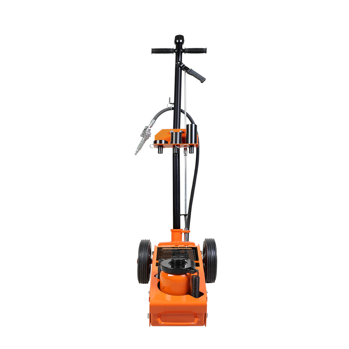 TMG Industrial 35 Ton (77,000 lb) Professional Air Hydraulic Axle Jack, Pneumatic Control, Double Springs, 19” Lift Height, TMG-AJX35