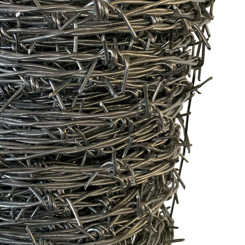 TMG-BW15 Qty of (48) Rolls High Tensile Triple-layer Galvanized Barbed Wire, 492' Per Roll, 48 Rolls per Pallet, Sold by Pallet