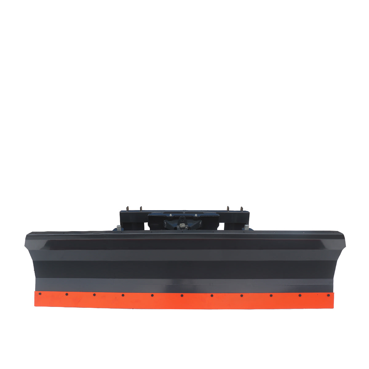 TMG Industrial 94” Skid Steer Dozer Blade/Snow Pusher, 30° Left & Right, Bolt-On Cutting Edge, Adjustable Skid Shoes, Universal Quick Mount, TMG-DB94