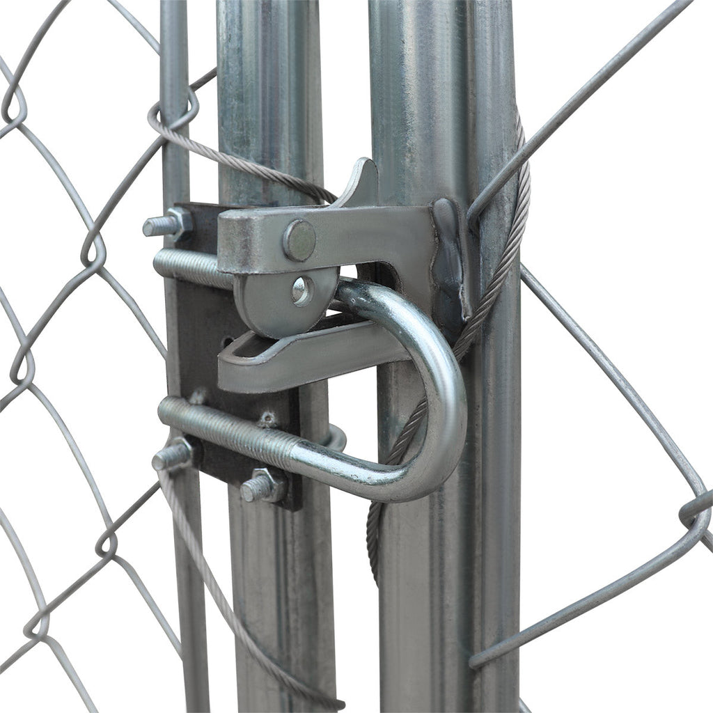 TMG Industrial 20’ x 20’ Outdoor Dog Kennel Playpen, Outdoor Dog Runner, Pet Exercise House, Lockable Gate, 6’ Chain-Link Fence, TMG-DCP2020