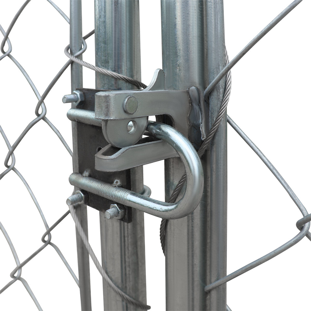 TMG Industrial 20’ x 20’ Outdoor Dog Kennel Playpen, Outdoor Dog Runner, Pet Exercise House, Lockable Gate, 6’ Chain-Link Fence, TMG-DCP2020