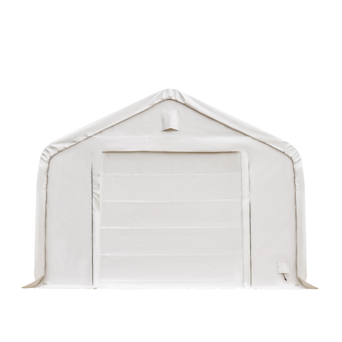 TMG Industrial Pro Series 20' x 63' Dual Truss Storage Shelter with Heavy Duty 17 oz PVC Cover & Drive Through Doors, TMG-DT2064-PRO