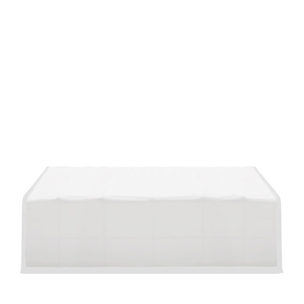 TMG Industrial 40' x 60' Dual Truss Storage Shelter with Heavy Duty 21 oz PVC Cover & Drive Through Doors, TMG-DT4061