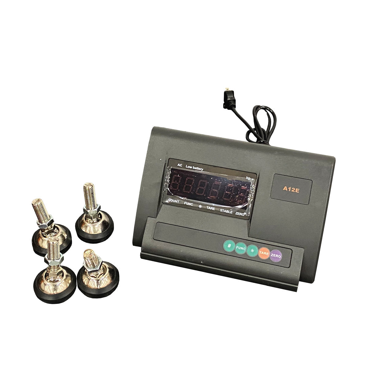 TMG Industrial 10 Ton High-Capacity Floor Scale, Digital Display, 22,000 lb Capacity, 110V/60Hz, Full Capacity Tare, Auto Zero Tracking, TMG-FS10