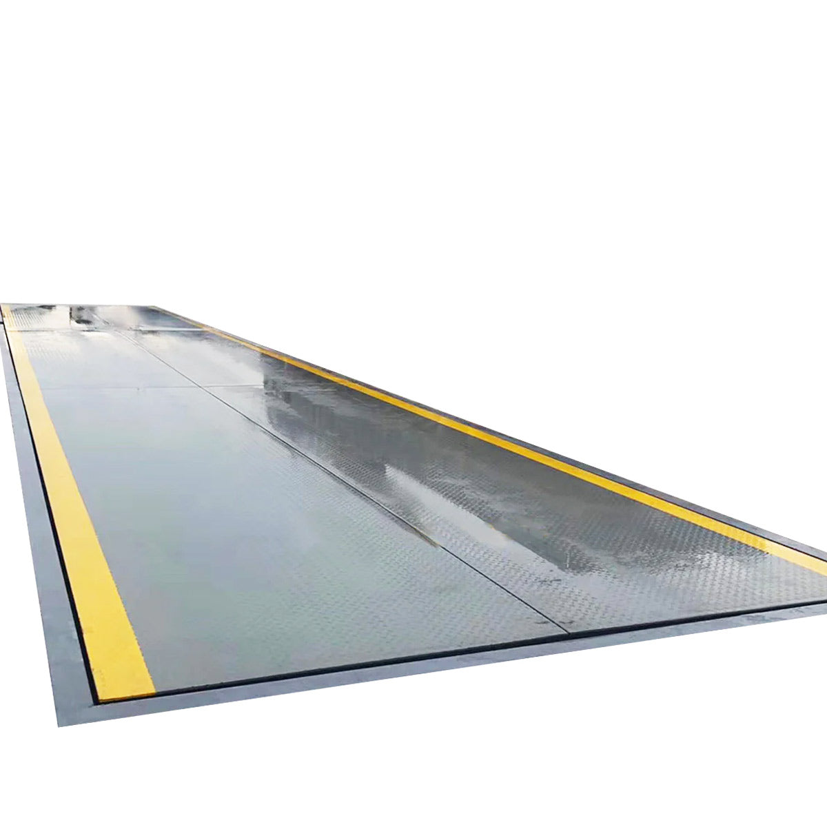 TMG Industrial 100 ton Weighbridge Truck Scale, -35℃ to +70℃, 10’ x 56’ (W x L), High-Quality Steel, U-Shape Beam Design, 120% Safe Overload, TMG-FST100