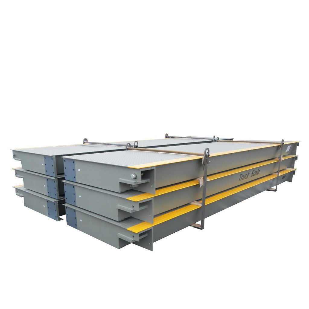 TMG Industrial 80 ton Weighbridge Truck Scale, -35℃ to +70℃, 10’ x 56’ (W x L), High-Quality Steel, U-Shape Beam Design, 120% Safe Overload, TMG-FST80