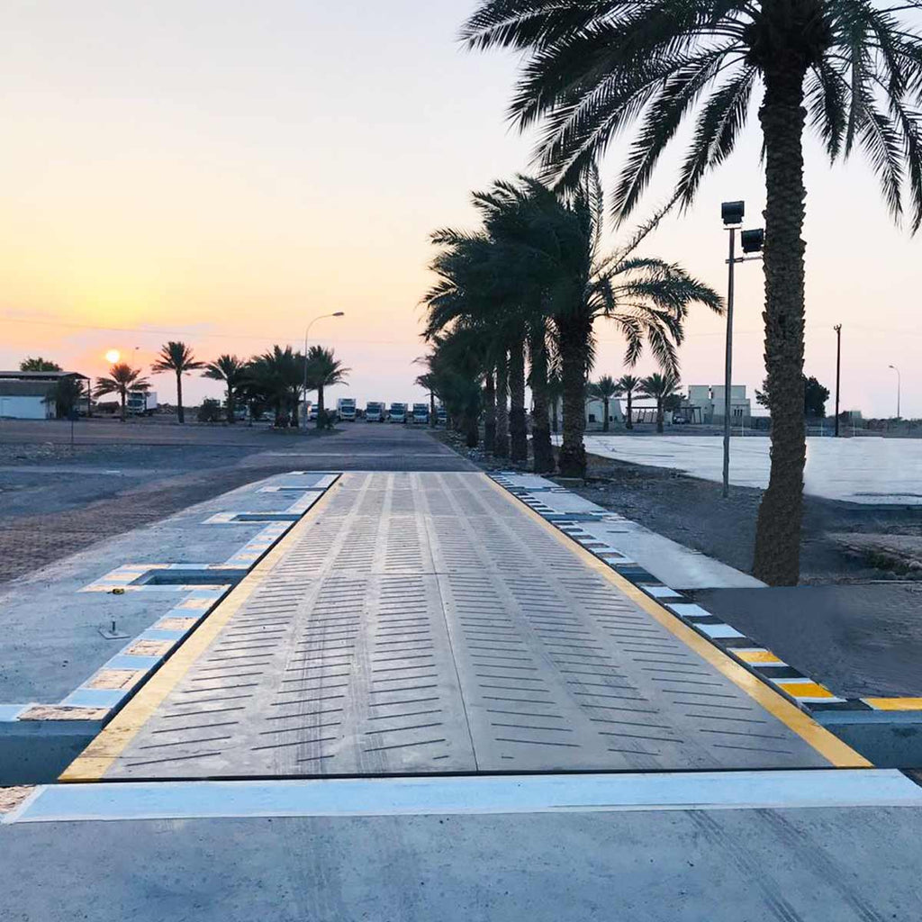 TMG Industrial 100 ton Weighbridge Truck Scale, -35℃ to +70℃, 10’ x 56’ (W x L), High-Quality Steel, U-Shape Beam Design, 120% Safe Overload, TMG-FST100