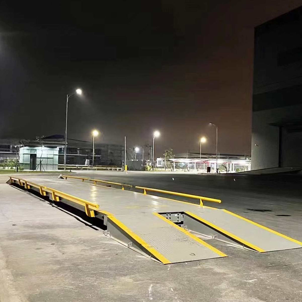 TMG Industrial 100 ton Weighbridge Truck Scale, -35℃ to +70℃, 10’ x 56’ (W x L), High-Quality Steel, U-Shape Beam Design, 120% Safe Overload, TMG-FST100