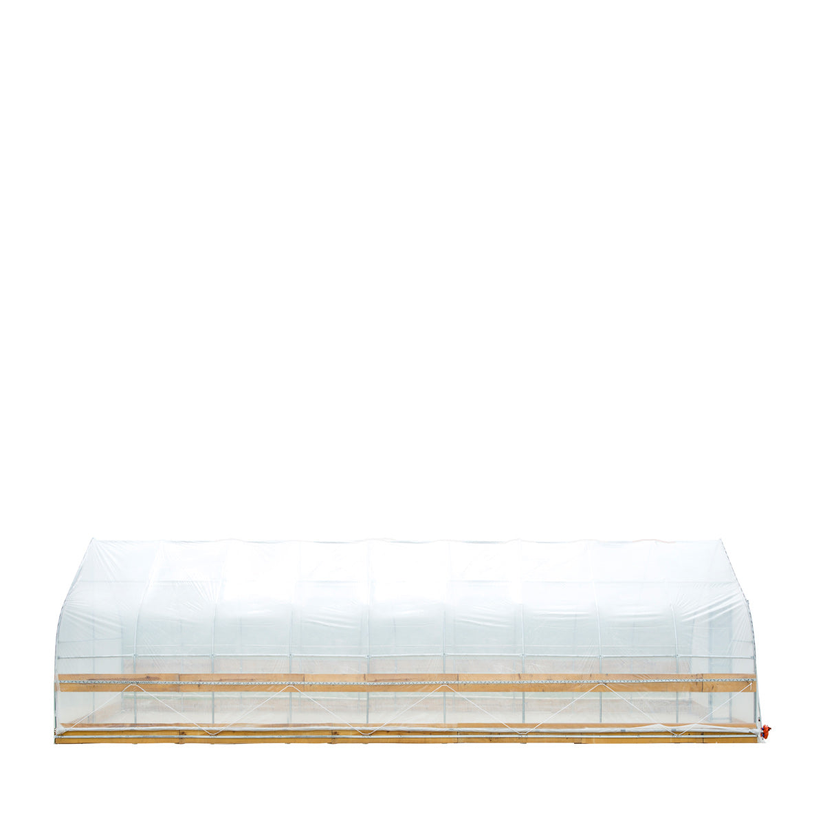 TMG Industrial 12’ x 40’ Tunnel Greenhouse Grow Tent w/6 Mil Clear EVA Plastic Film, Cold Frame, Hand Crank Roll-Up Sides, Peak Ceiling Roof, TMG-GH1240