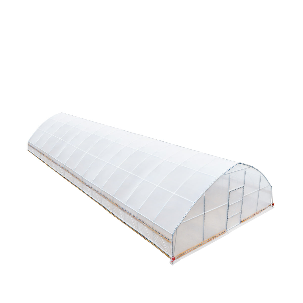 TMG Industrial 25’ x 60’ Tunnel Greenhouse Grow Tent w/6 Mil Clear EVA Plastic Film, Cold Frame, Hand Crank Roll-Up Sides, Peak Ceiling Roof, TMG-GH2560