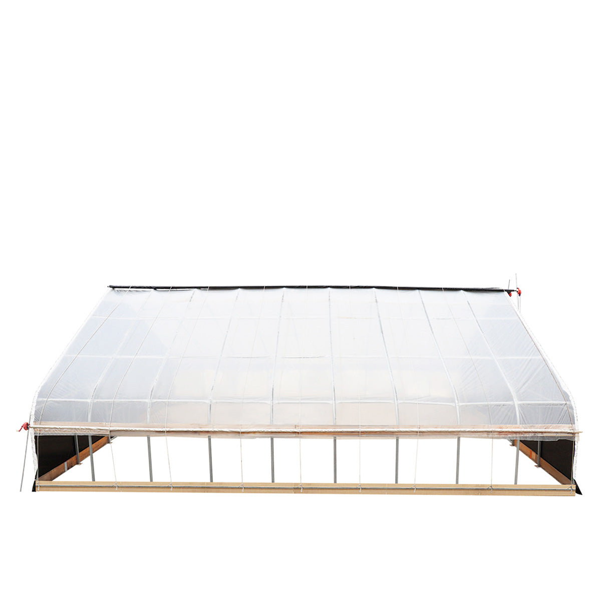 TMG Industrial Pro Series 30’ x 40’ Light Deprivation Two Layer Cover Greenhouse Grow Tent, 6-mil Blackout Tarp and Clear Film, Cold Frame, Hand Crank Roll-Up Sides, Peak Ceiling Roof, TMG-GHD3040