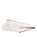 TMG Industrial Pro Series 30’ x 60’ Light Deprivation Two Layer Cover Greenhouse Grow Tent, 6-mil Blackout Tarp and Clear Film, Cold Frame, Hand Crank Roll-Up Sides, Peak Ceiling Roof, TMG-GHD3060