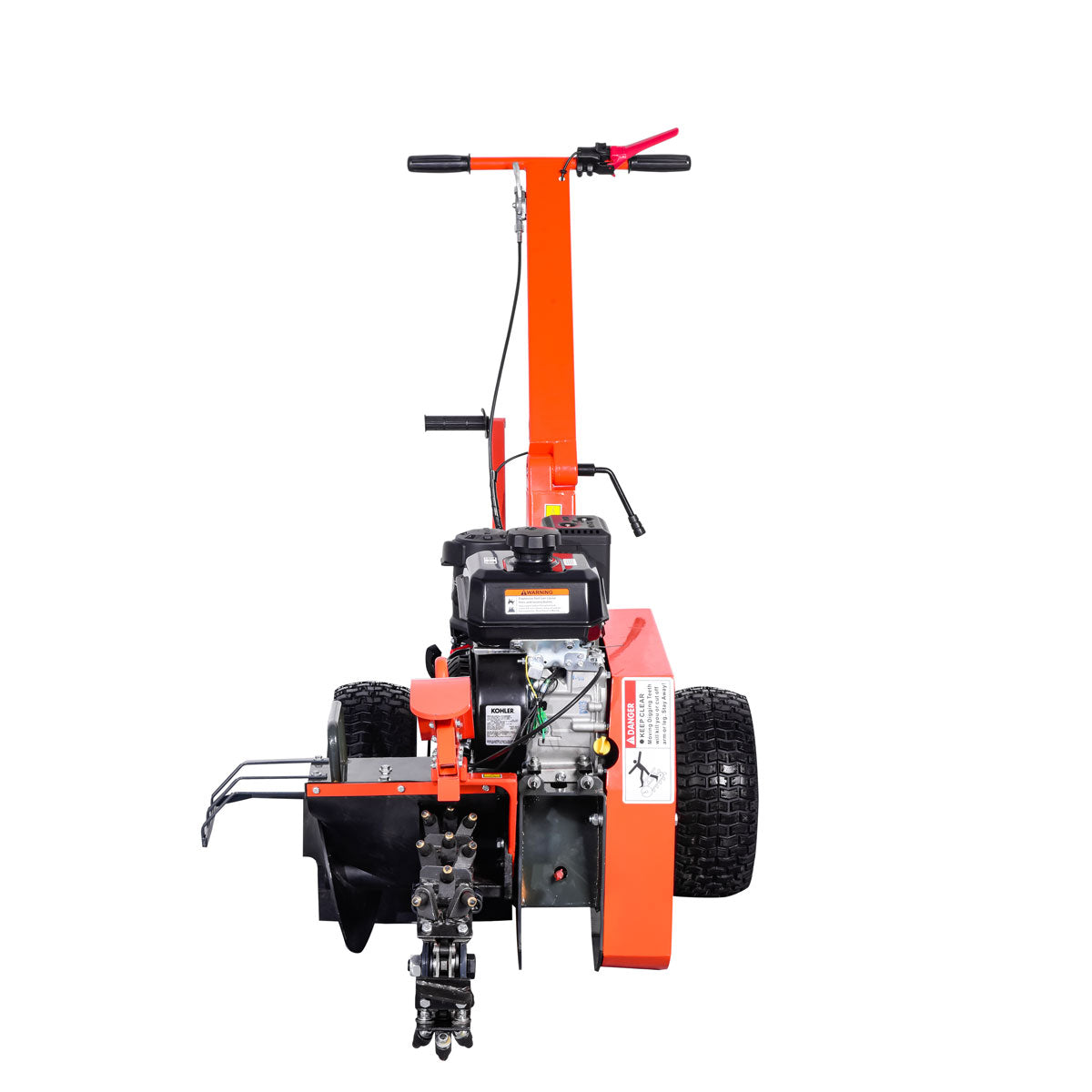TMG Industrial 18” Kohler Powered Trenching Machine, 4” Trench Width, 18” Trench Depth, 7 HP Gasoline Engine, Auto-Feed Auger, TMG-GT418