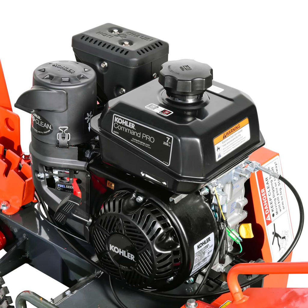 TMG Industrial 18” Kohler Powered Trenching Machine, 4” Trench Width, 18” Trench Depth, 7 HP Gasoline Engine, Auto-Feed Auger, TMG-GT418