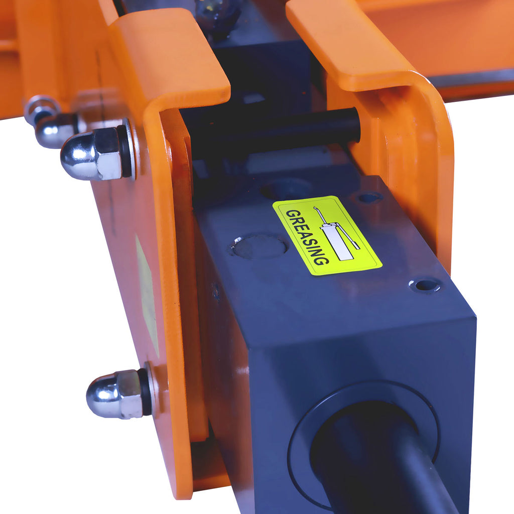 TMG Industrial 30-70 HP Skid Steer Hydraulic Hammer Breaker, 2” Moil Point Chisel, 350 J Impact Energy, Universal Mount, TMG-HB53S