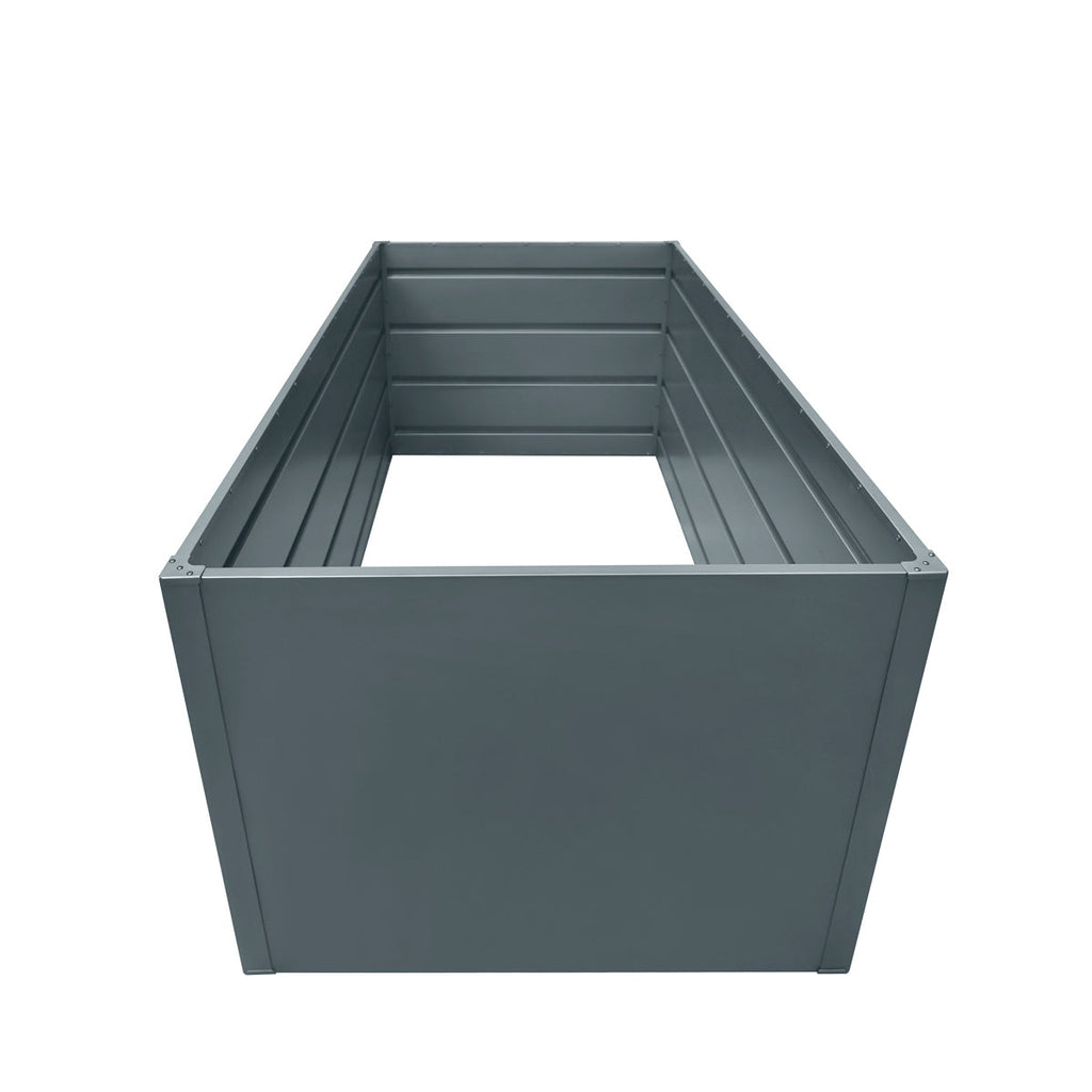 TMG Industrial Rectangular Metal Raised Garden Bed, 79” Bed Planting, Garden Planter, Galvanized & Powder Coated, TMG-MGB79