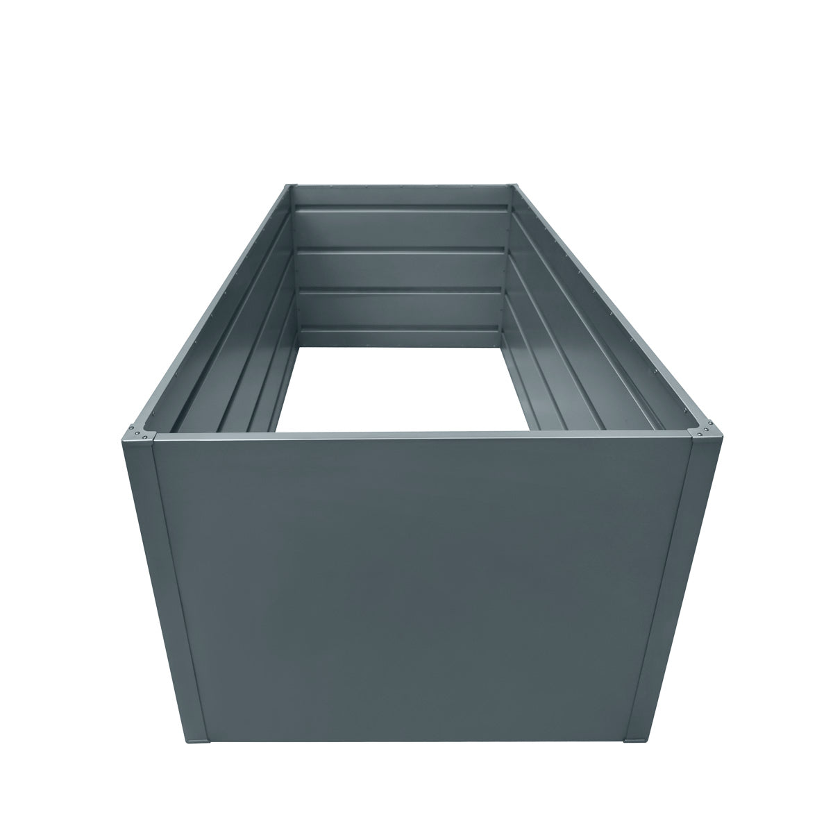 TMG Industrial Rectangular Metal Raised Garden Bed, 79” Bed Planting, Garden Planter, Galvanized & Powder Coated, TMG-MGB79