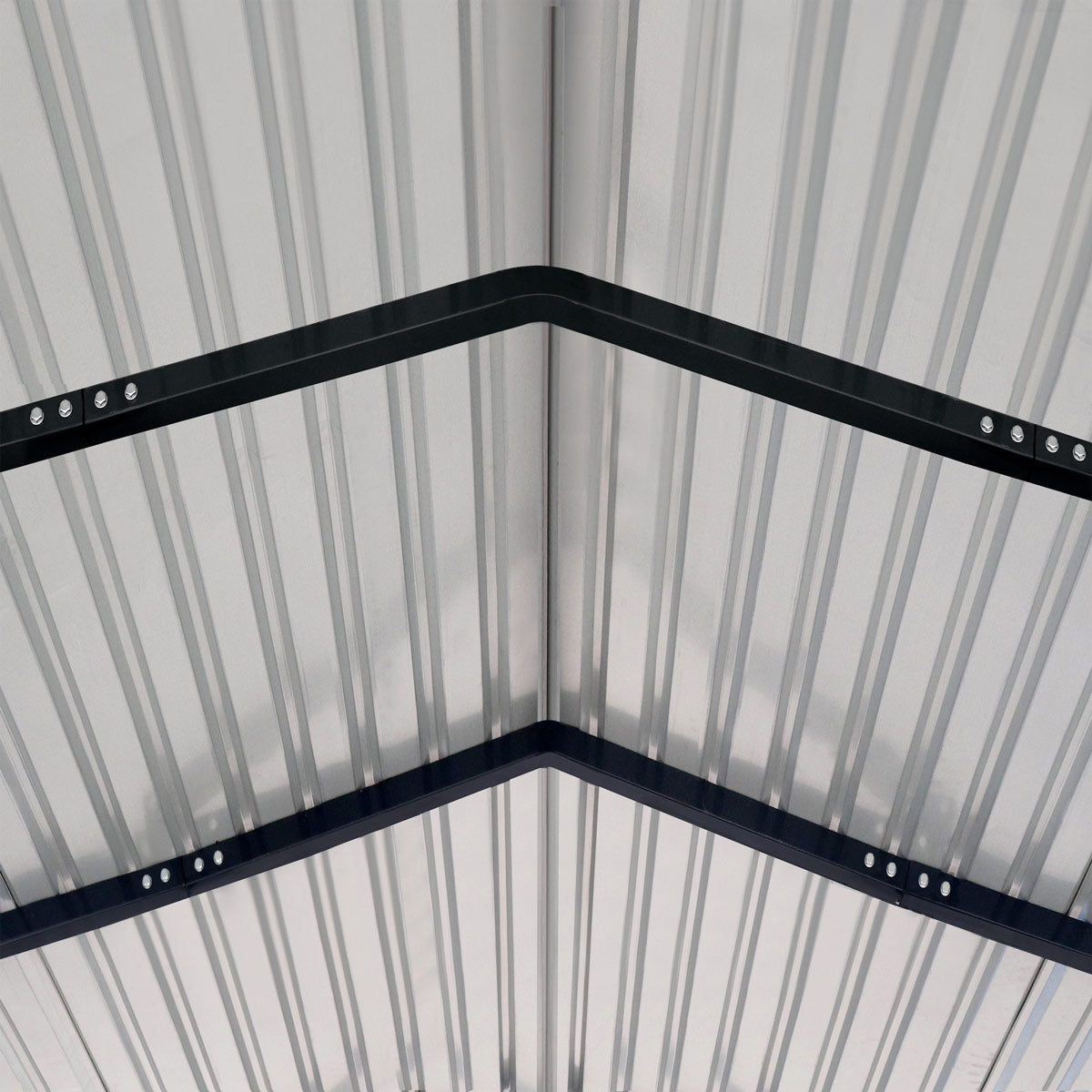 TMG Industrial 12’ x 20’ Metal Shed Carport with 8’ Open Sidewalls, TMG-MSC1220