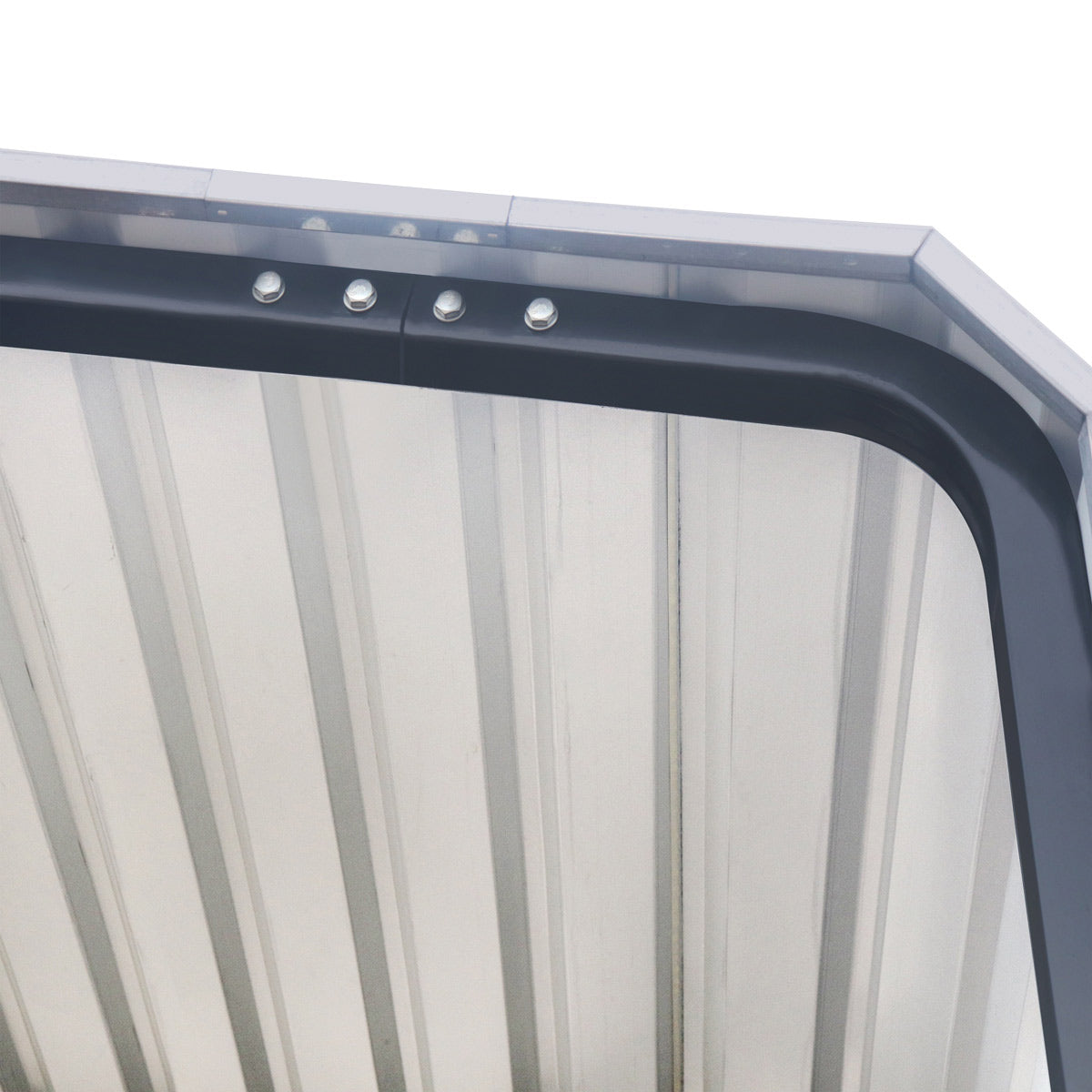 TMG Industrial 12’ x 20’ Metal Shed Carport with 8’ Enclosed Sidewalls, TMG-MSC1220F