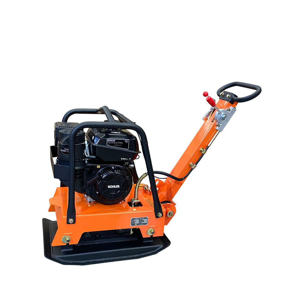 TMG Industrial 6800-lb Reversible Vibratory Plate Compactor, 9.5 HP Kohler Command Pro Engine, TMG-PC160K
