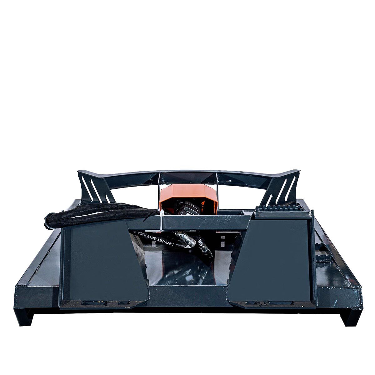 TMG Industrial Pro Series 60” Extreme Duty Open Front Skid Steer Brush Cutter, 15-25 GPM, Universal Mount, TMG-SBC60