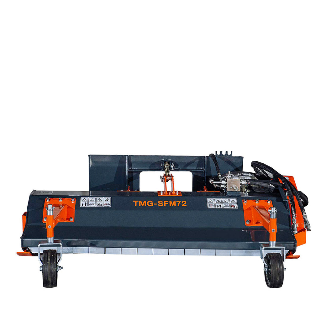 TMG Industrial 72” Hydraulic Skid Steer Flail Mower