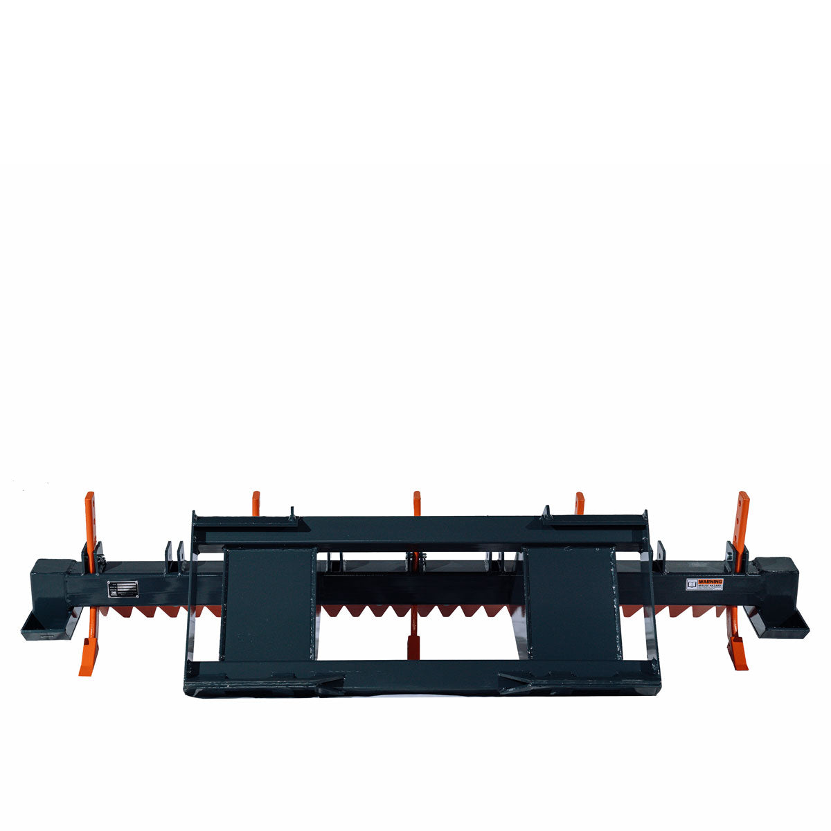 TMG Industrial 72” Skid Steer Land Ripper w/Rake Comb, Scarifier, Dethatcher, Forward & Reverse, Depth Adjustable Ripping Teeth, TMG-SLR72