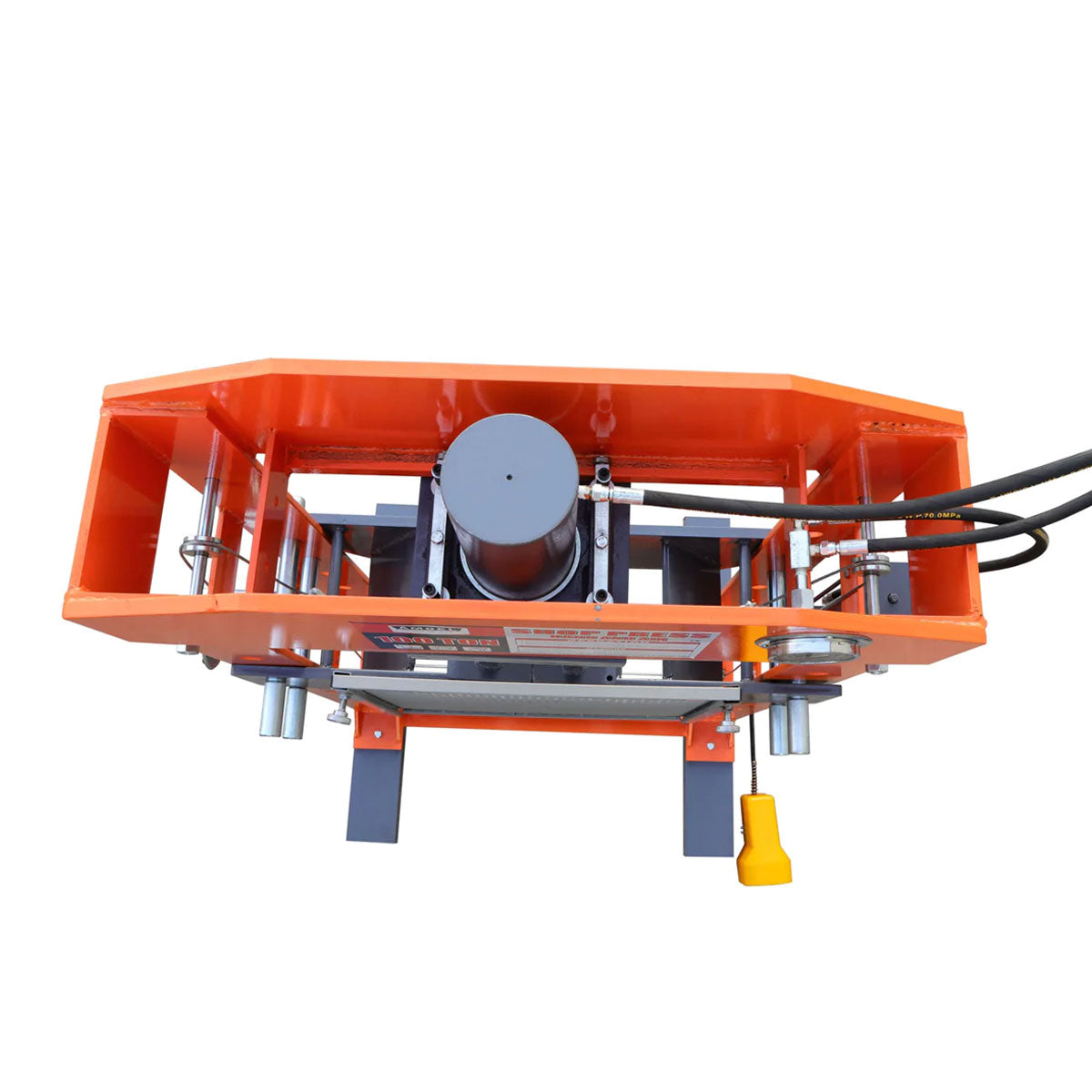 TMG Industrial 100-Ton Hydraulic Shop Press, Heavy-Duty H-Frame with Air & Manual Operation