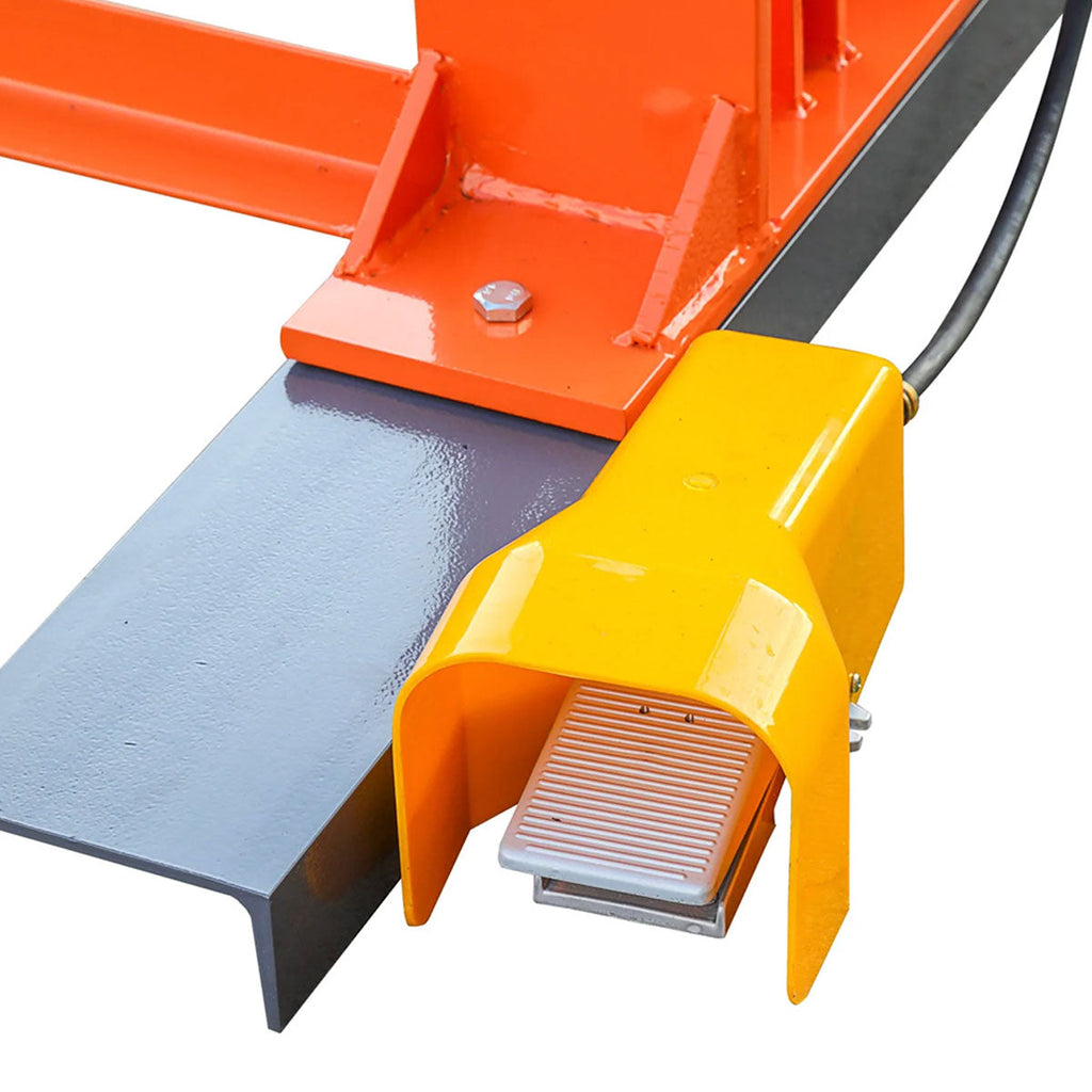 TMG Industrial 100-Ton Hydraulic Shop Press, Heavy-Duty H-Frame with Air & Manual Operation