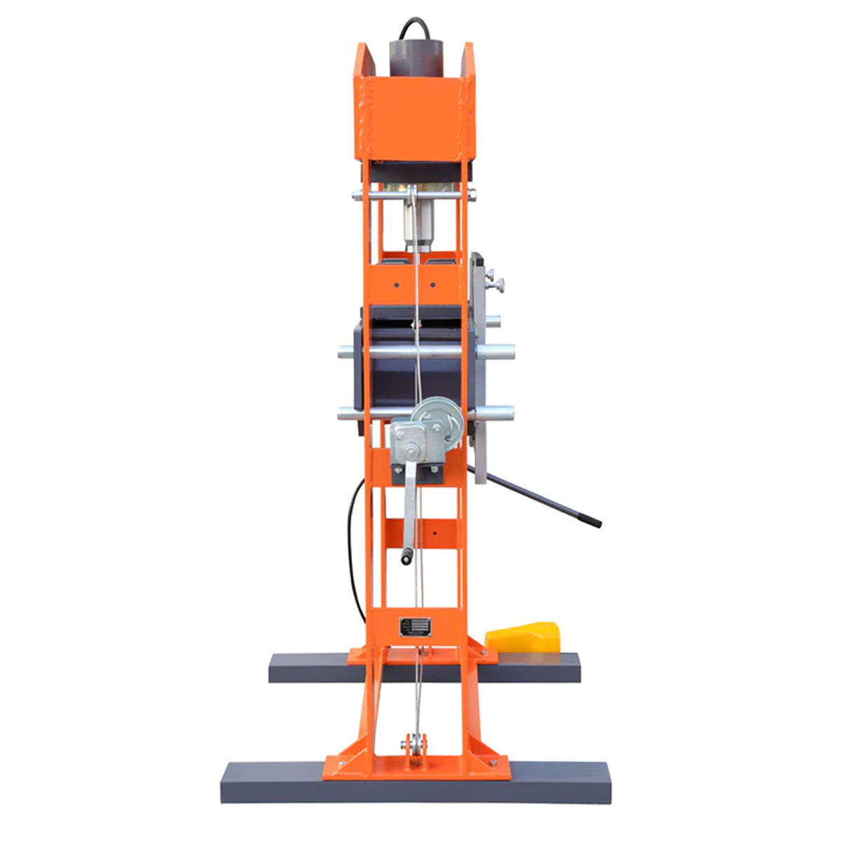 TMG Industrial 100-Ton Hydraulic Shop Press, Heavy-Duty H-Frame with Air & Manual Operation
