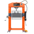 TMG Industrial 100-Ton Hydraulic Shop Press, Heavy-Duty H-Frame with Air & Manual Operation