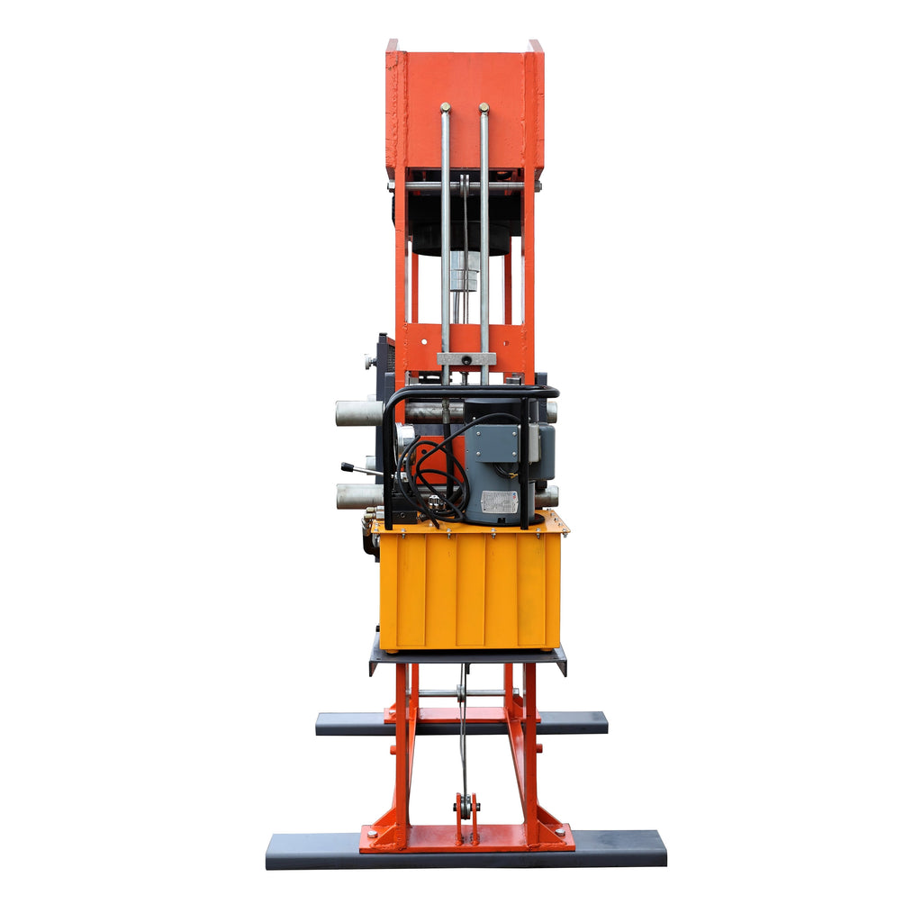 TMG Industrial 150 Ton Capacity Hydraulic Shop Press, Heavy Duty Pressing, Protective Grid Guard, Fully Welded H-Frame, Air & Manual Dual Operation, TMG-SP150